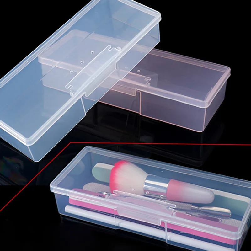 File Cabinet - ネイルアート収納ボックスネイルアクセサリーオーガナイザープラスチック容器ネイルラインストーンブラシペンバッファ研削ファイル収納ボックス