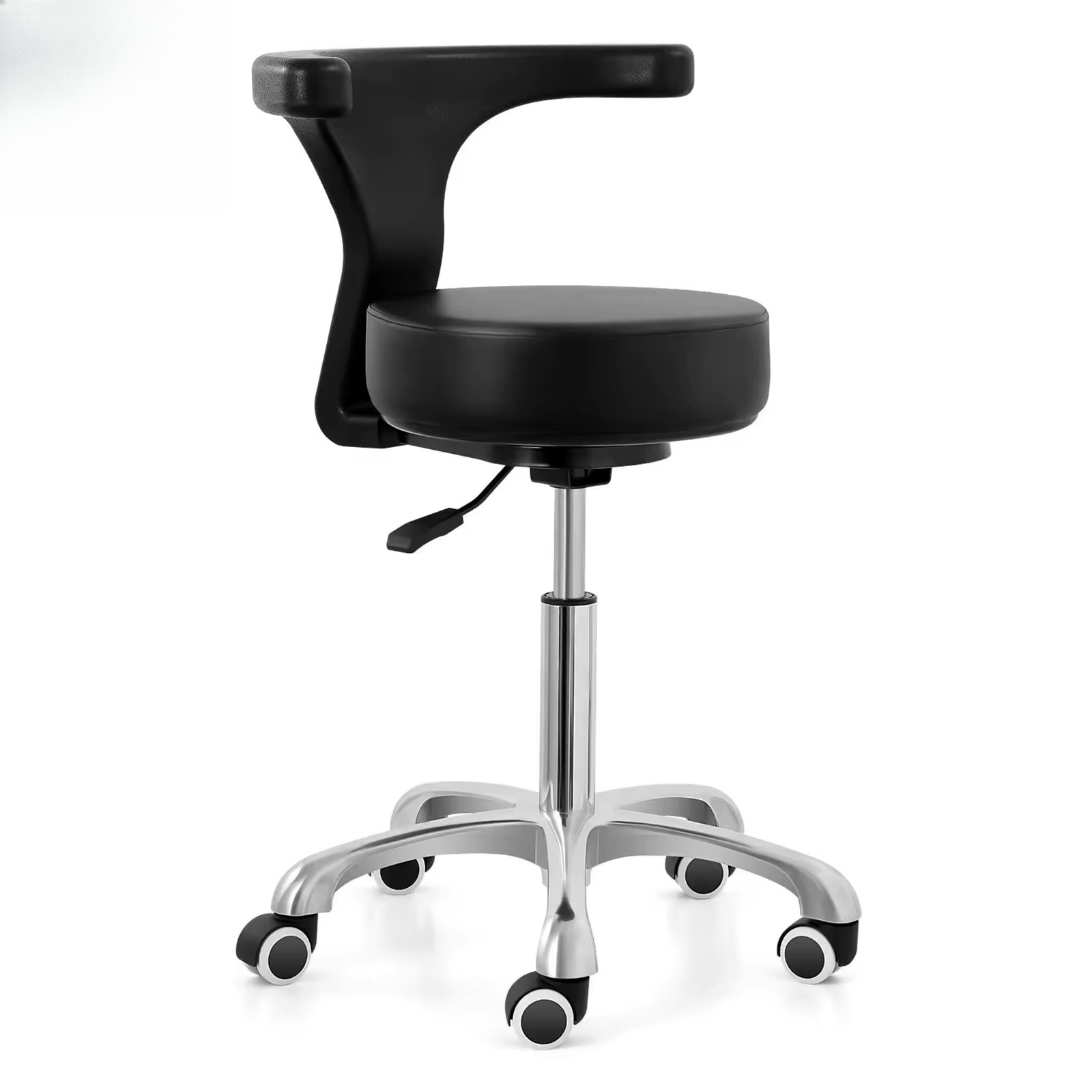 Office Stool - 北欧ミニマリスト商業用医療リフトチェア、調節可能なアームレスト付き、理髪店、オフィス、研究室用の歯科医師用スツール