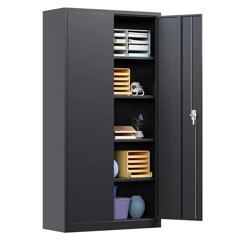 File Cabinet - # スチール製ロック式書類保管庫（鍵付き、ノックダウン式）工場、倉庫、ホームオフィス保管用