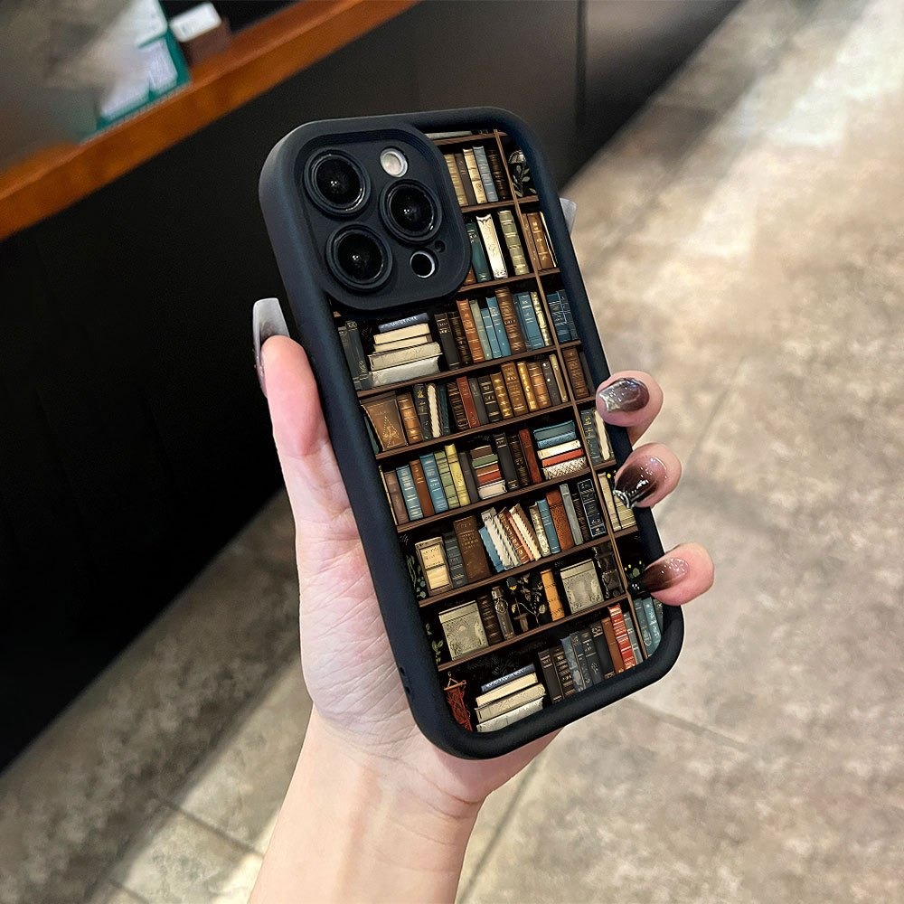 ブックシェルフ型クリエイティブパターンのiPhoneケース  - Bookshelf のレビューと価格