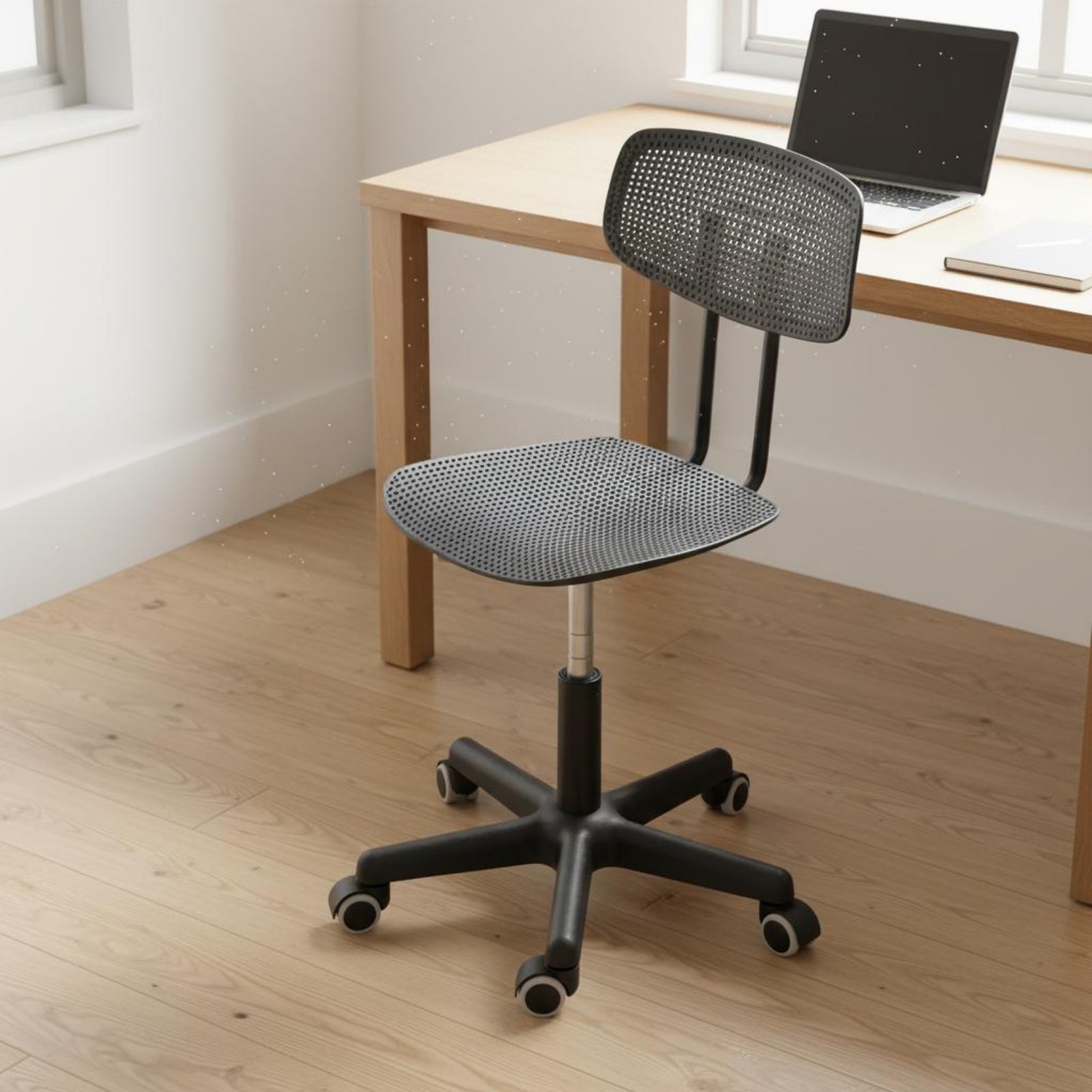 調節可能なローリングデスクチェア、通気性のあるデザイン、回転 - Office Chair のレビューと価格