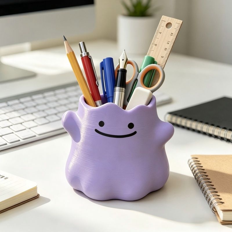 漫画キャラクターペンホルダー クリエイティブ収納オーガナイザ - Desk Organizer のレビューと価格