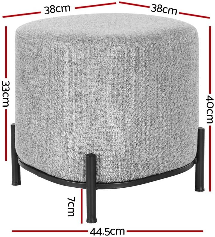 オスマン帝国風、丸型フットスツール、ラウンジフットプーフ、化 - Office Stool のレビューと価格