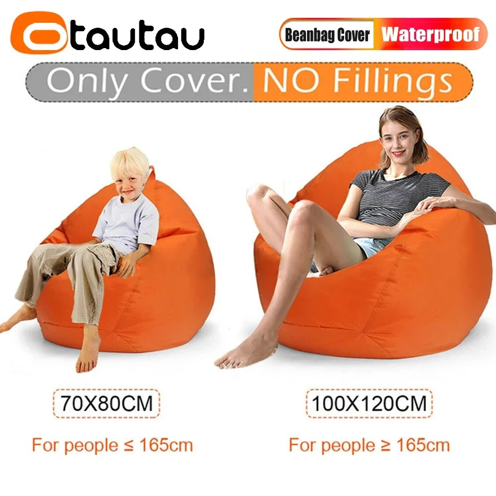 Otautuu-防水屋外ビーンバッグカバー、詰め物なし、ガー - Office Stool のレビューと価格