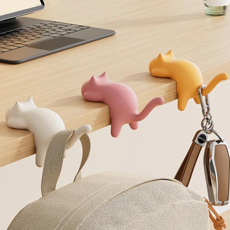 素敵な猫のデザインのテーブルエッジフック耐久性のあるバッグハ - Office Furniture Brands のレビューと価格